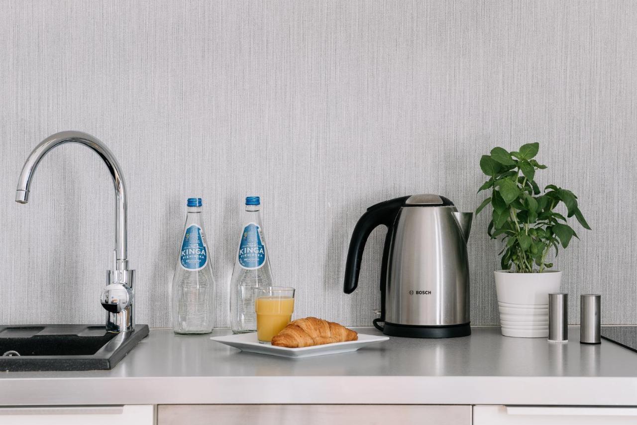 Przystan Motlawa Apartman Gdańsk Kültér fotó